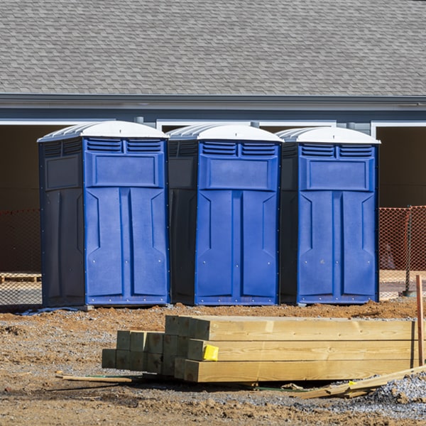 is there a specific order in which to place multiple porta potties in North City Illinois